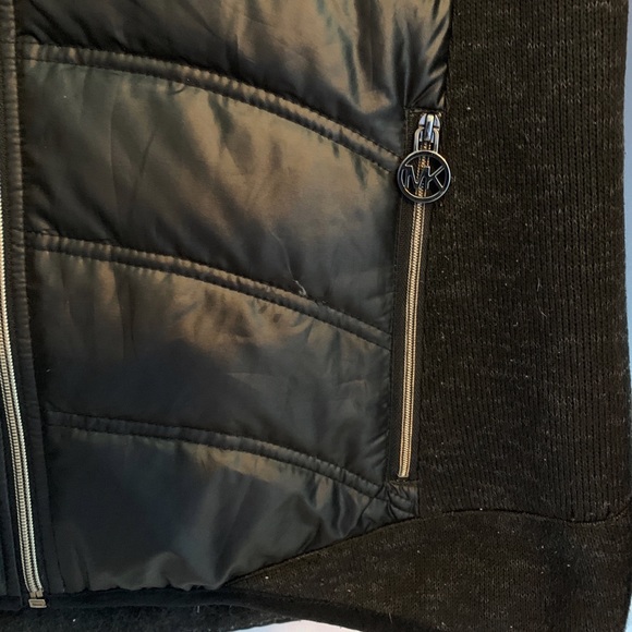 EUC Michael Kors Mixed Media Down Fleece Jacket - Picture 8 of 13